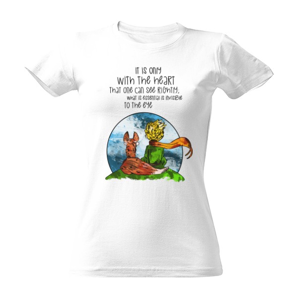 Tričko s potlačou  Malý princ a líška