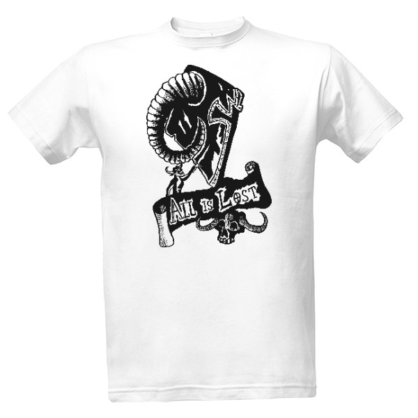 Tričko s potlačou All is lost