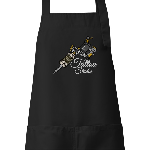 Apron s potiskem Apron for tattoo artist Tattoo Studio