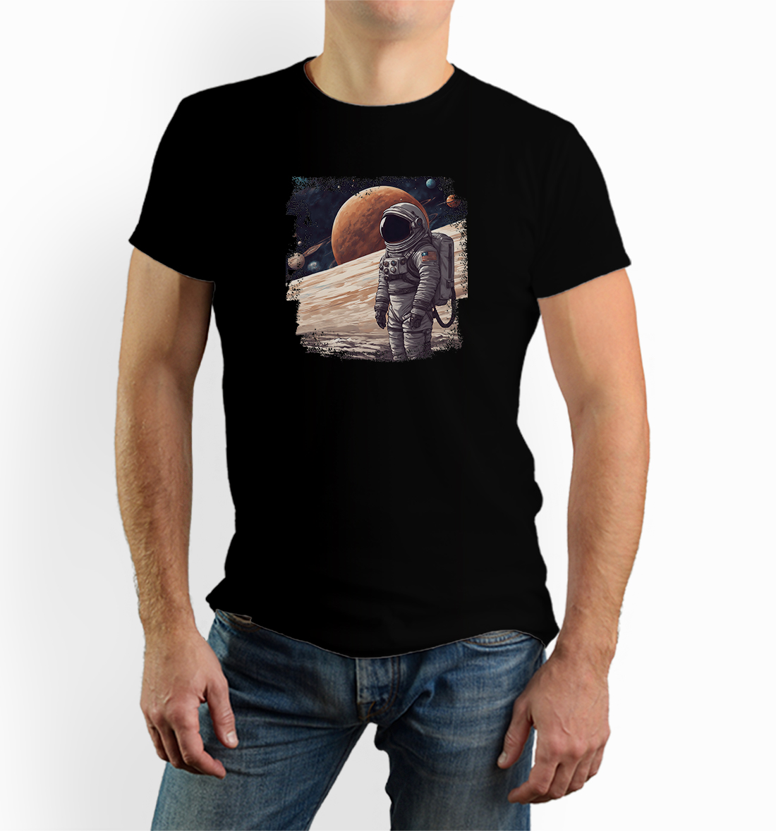 Astronaut Kozmonaut tričko vesmír