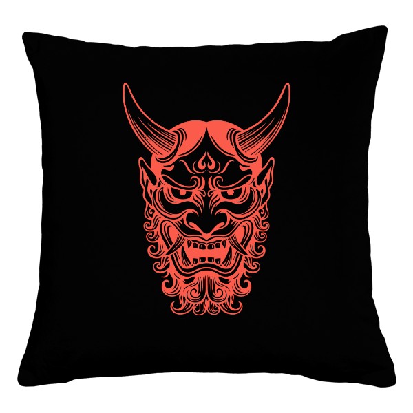 Polštář bavlněný  s potiskem čert