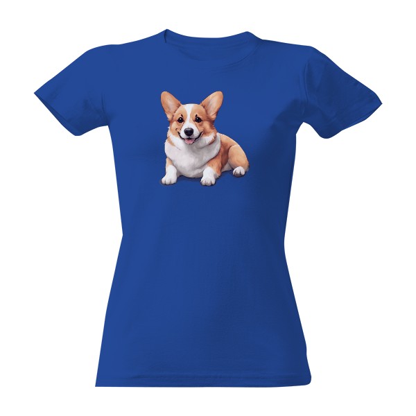 Tričko s potiskem corgi pes