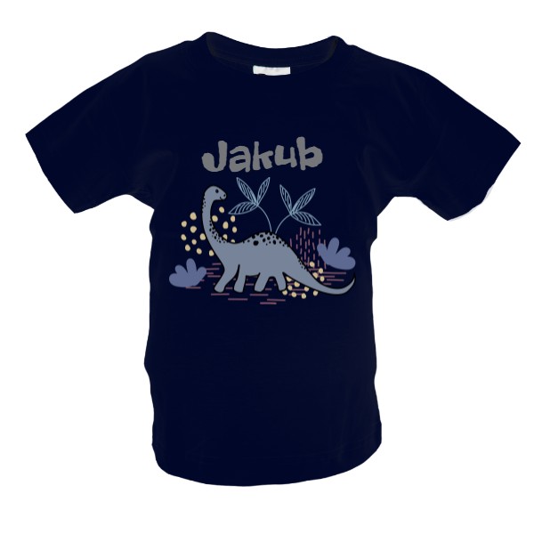 Tričko s potiskem Dinosaurus se jménem