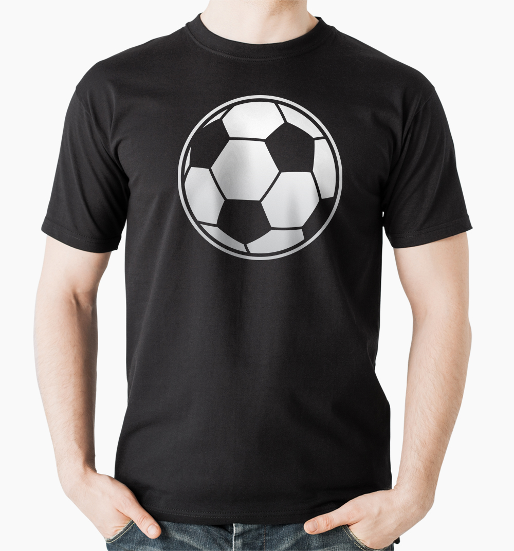 Soccer shirt with football 