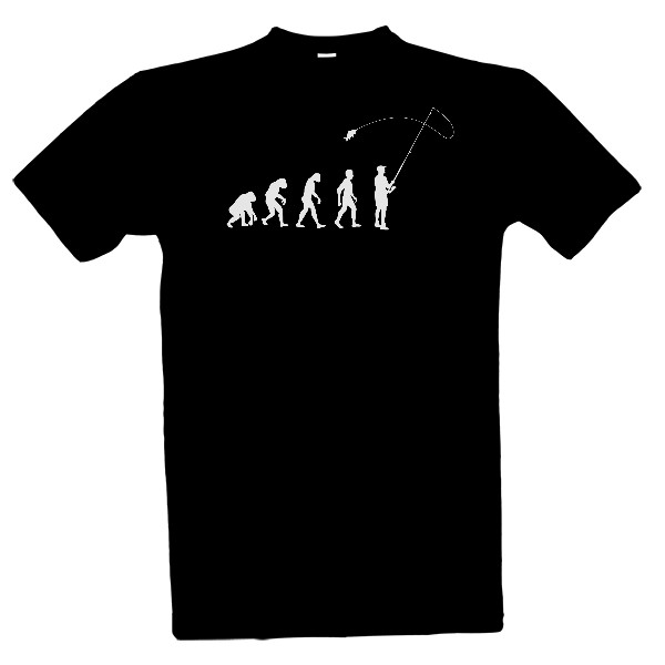 Funny tshirt for fishermen Evolution T-shirt