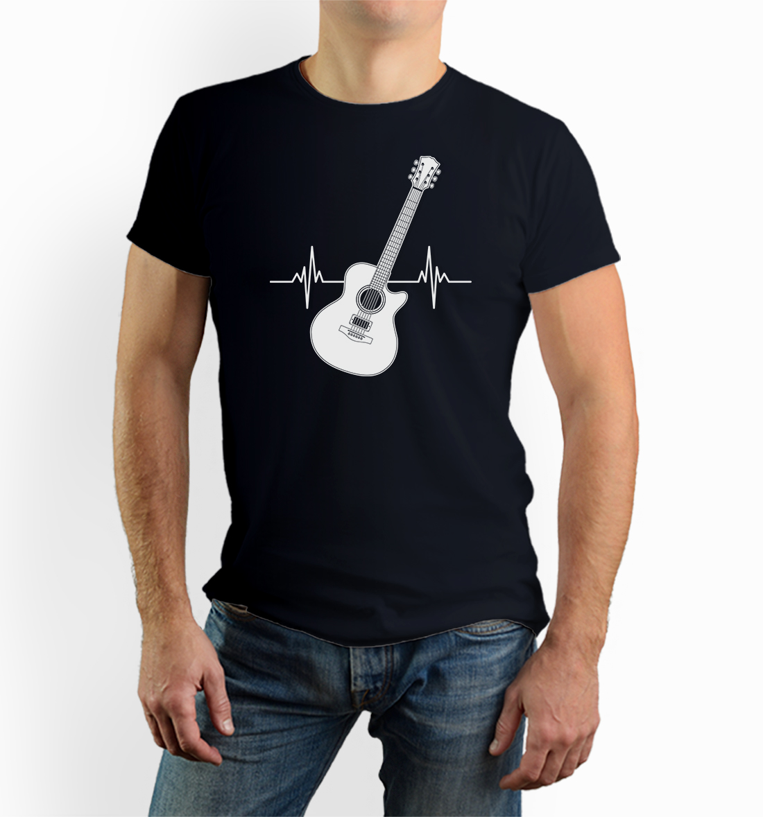 Tričko s potlačou Gitara