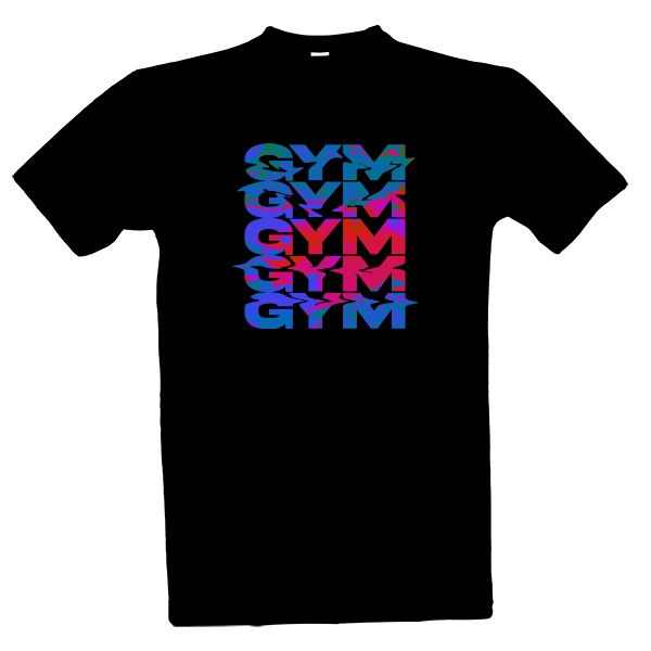 Tričko s potlačou GYM
