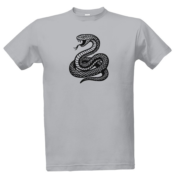 Tričko s potiskem Had