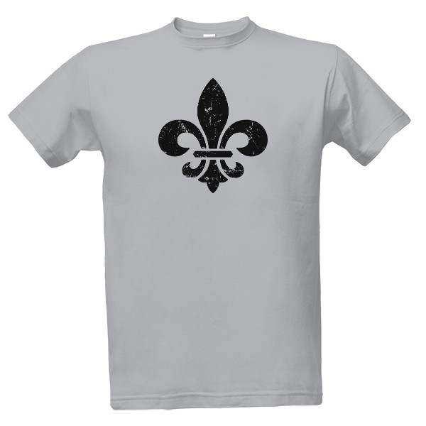 Tričko s potiskem Heraldický znak fleur de lis