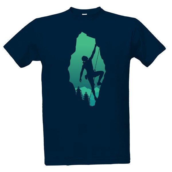 Tričko s potlačou horolezec