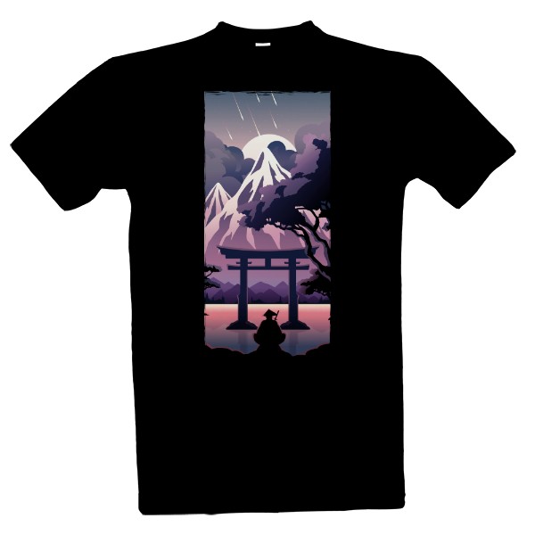 Tričko s potiskem Japonská fantasy ilustrace