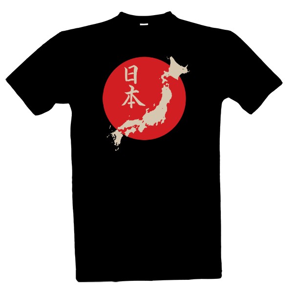 Tričko s potlačou Japonsko tričko