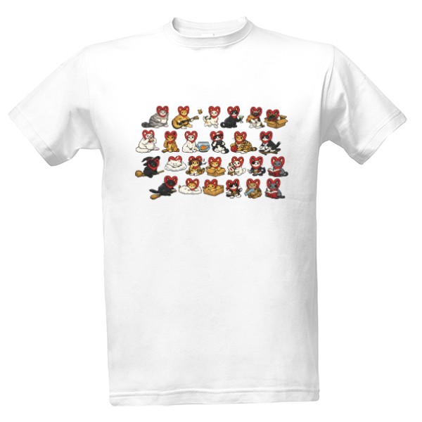 Tričko s potiskem Kočičí Laskavec