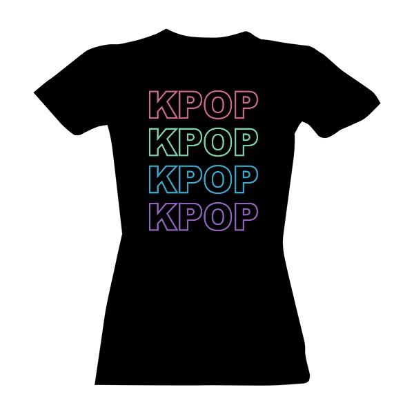 Tričko s potiskem kpop