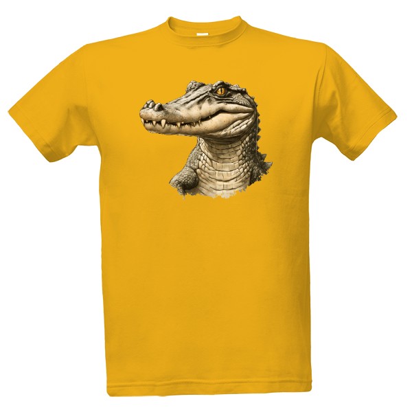 Tričko s potiskem Krokodýl plaz