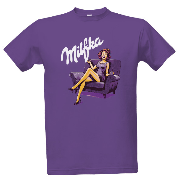 Tričko s potiskem Milfka