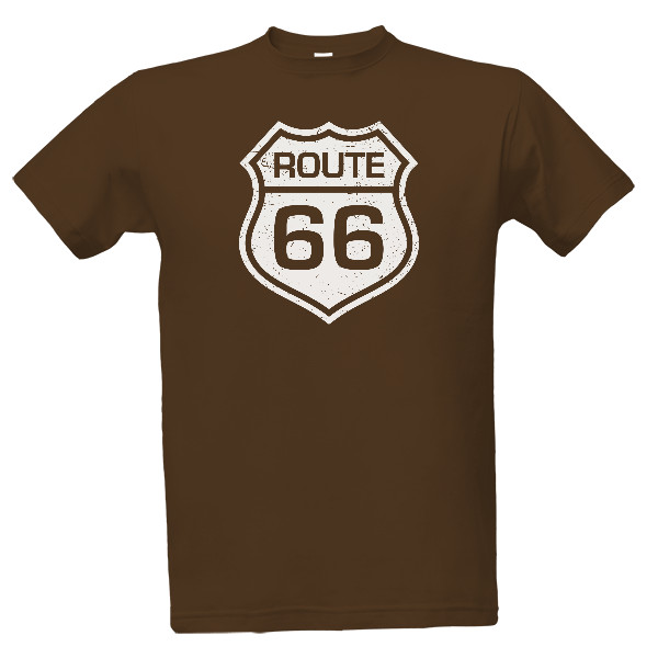 Tričko s potiskem Tričko route 66