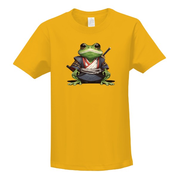 samurai tričko žaba
