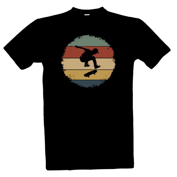 Tričko s potiskem skateboard