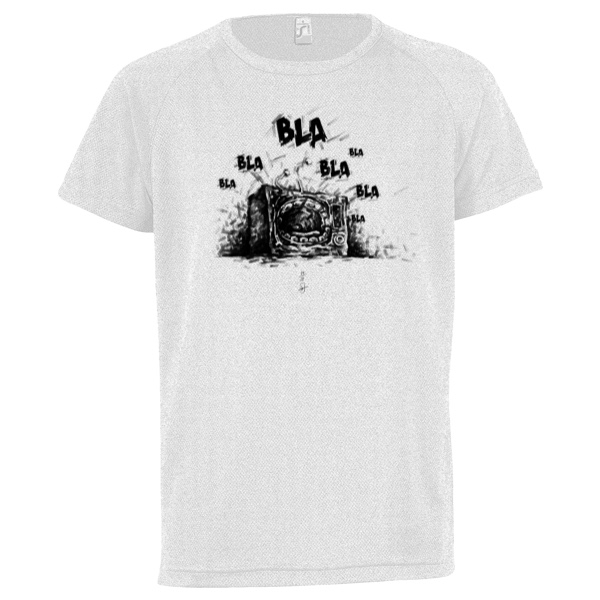 Dětské funkční tričko  s potiskem Television BlaBla (Dětské Triko)