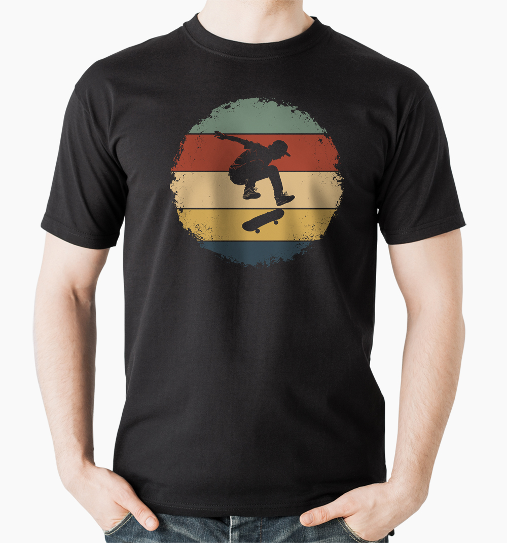 Tričko s potlačou skateboard