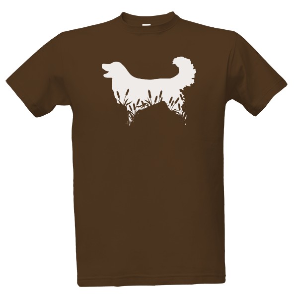 Tričko s potiskem Toller a rákosí - bílý