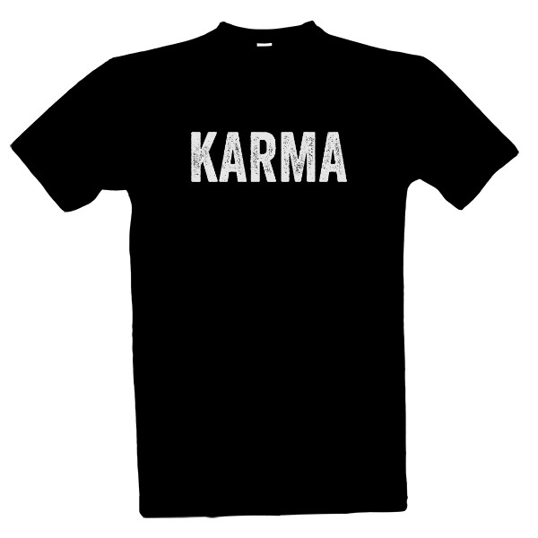 Tričko s potiskem Tričko Karma 