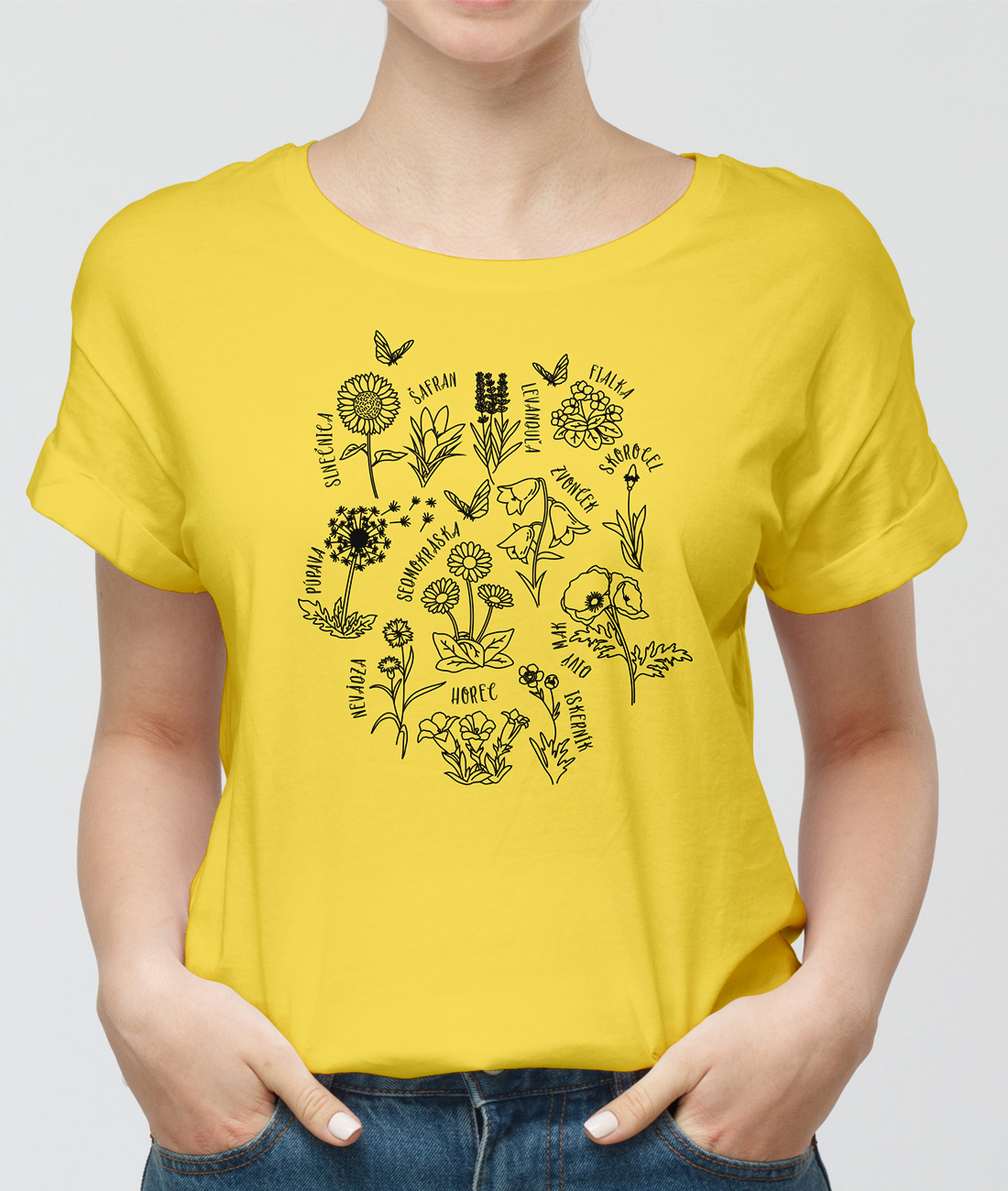 T-shirt wild flowers