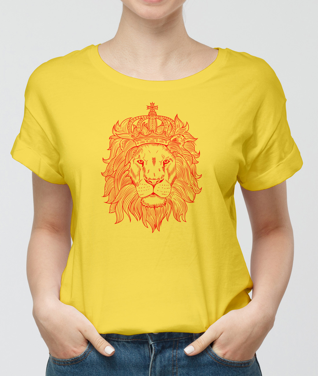 Tshirt with a lion