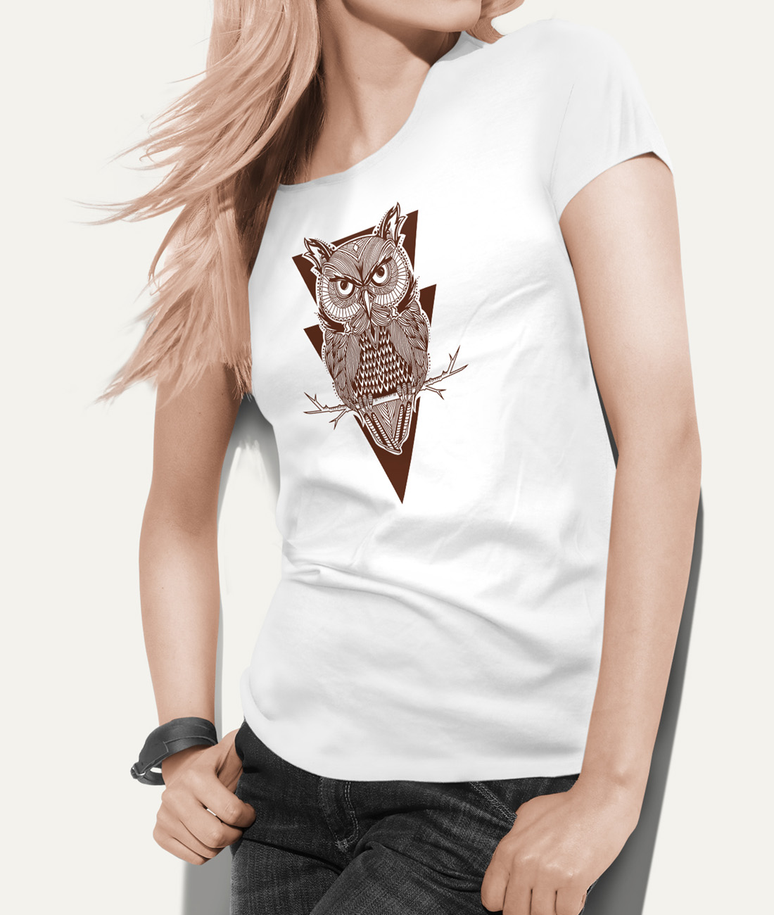 Tshirt owl design