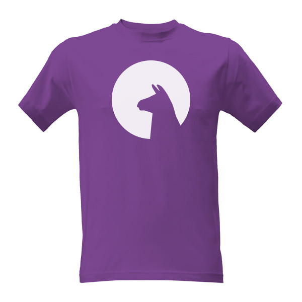 Tshirt with lama T-shirt