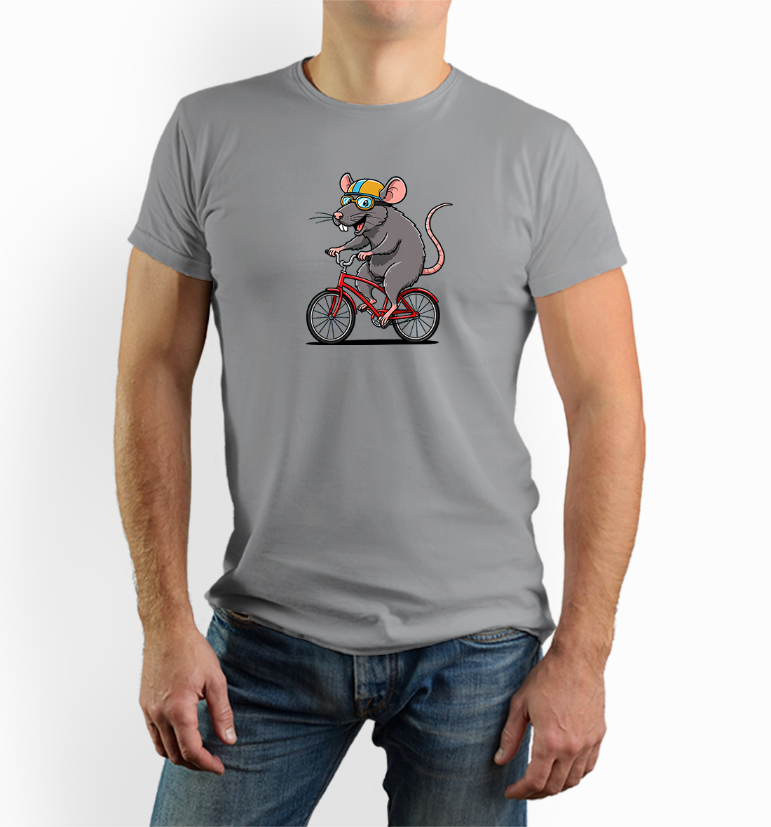 vtipné potkan bicykel cyklista
