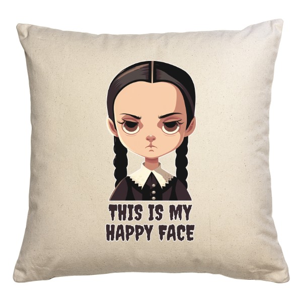 Vankúš bavlnený s potlačou Wednesday